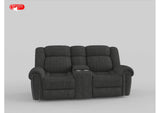 9204CC-2PW Brennen Power Double Reclining Love Seat with Center Console