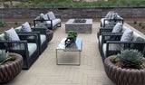 Milano - Club Chair, With Self Welt - Echo Ash / Dark Gray