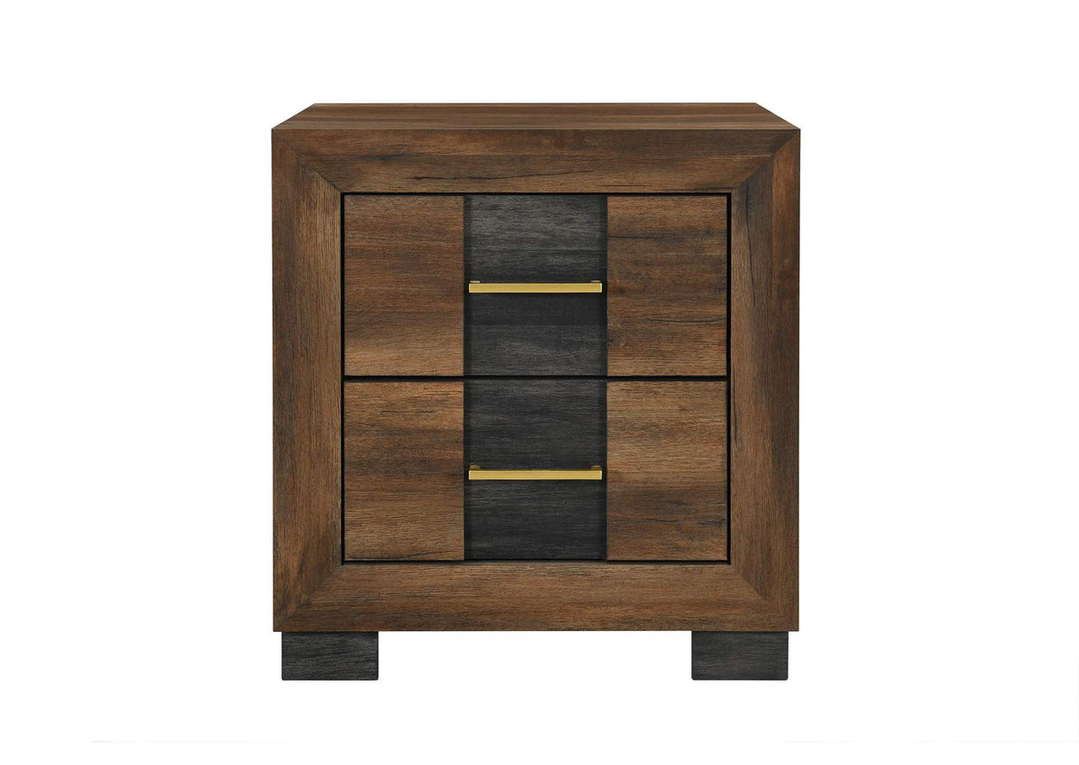 OPTIMUS-BRWN_BLK-NS OPTIMUS BROWN - BLACK NIGHTSTAND