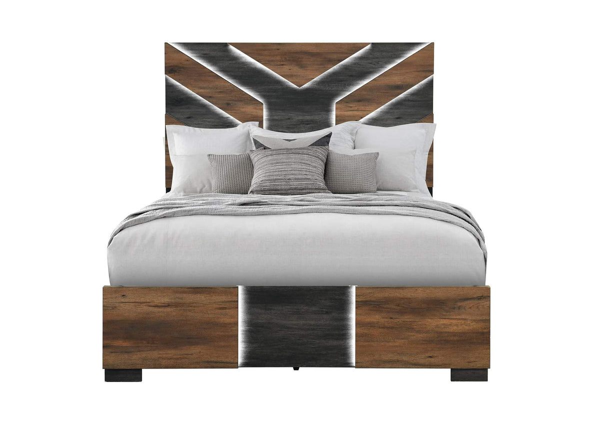OPTIMUS-BRWN_BLK-FB OPTIMUS BROWN - BLACK FULL BED