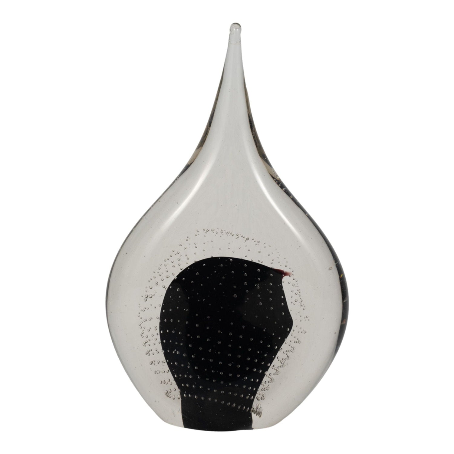 14" Meeda Black Crystal Tear Drop - Black