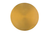 TOV-OC18230 Blaze Glass - Brass Side Table