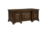 881281 Hartshill 72-inch 7-drawer Executive Desk Burnished Oak
