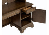 881282 Hartshill 66-inch 5-drawer Credenza Office Desk Burnish Oak