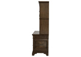 881283 Hartshill 66-inch 5-drawer Credenza with Hutch Burnished Oak