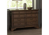 881284 Hartshill 5-drawer Home Office File Cabinet Burnished Oak