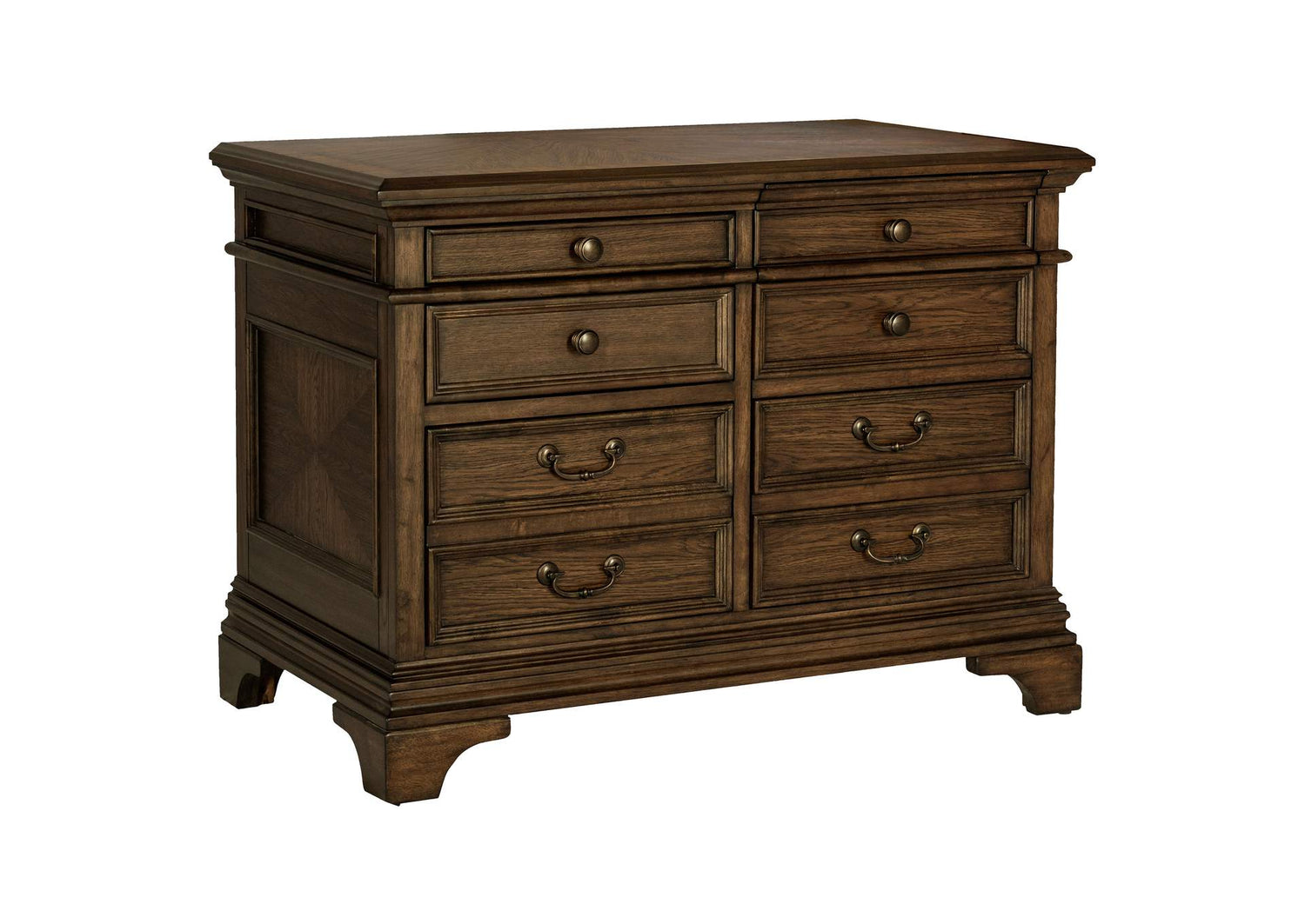 Hartshill 5-drawer Home Office File Cabinet Burnished Oak