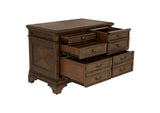 881284 Hartshill 5-drawer Home Office File Cabinet Burnished Oak