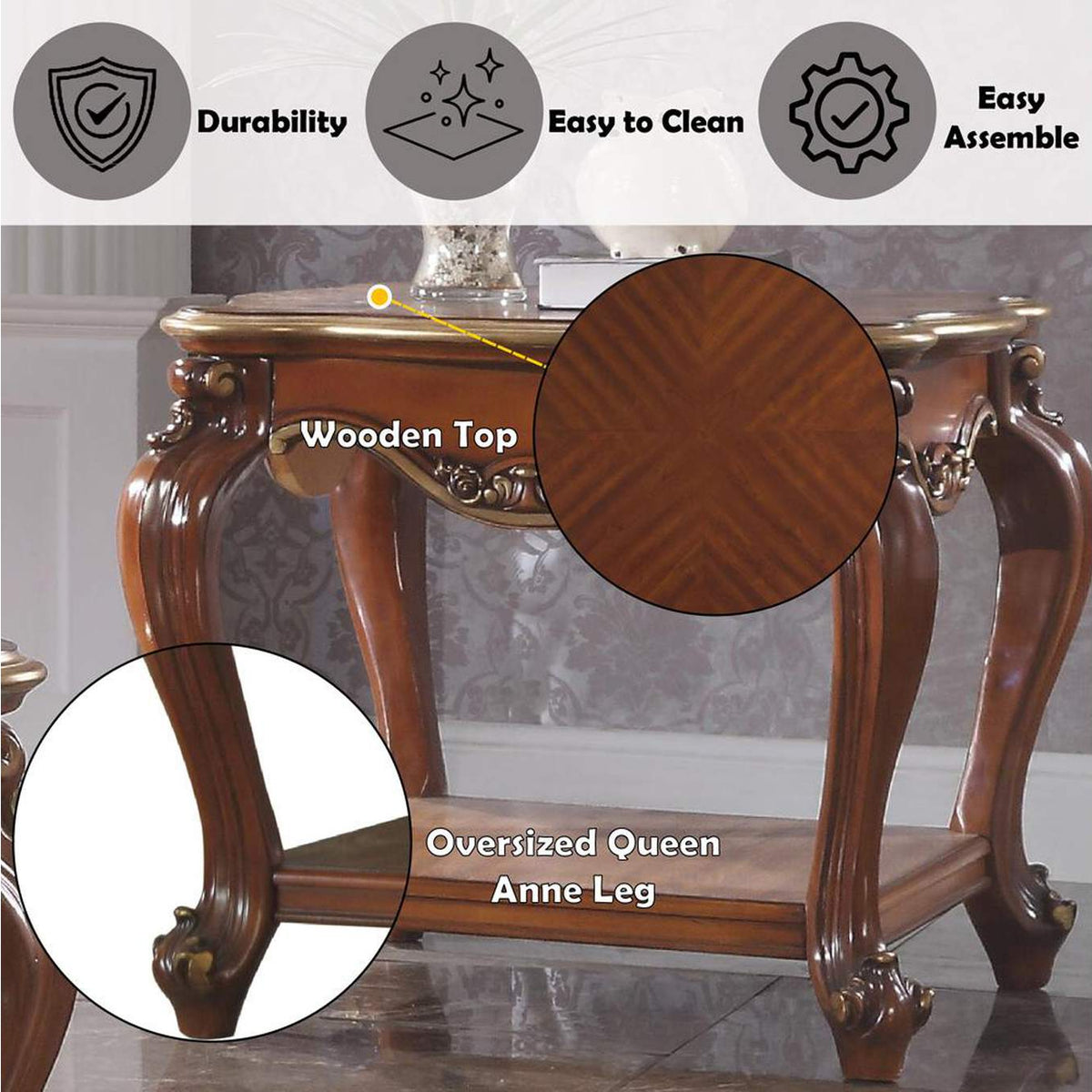 88222 Picardy End Table