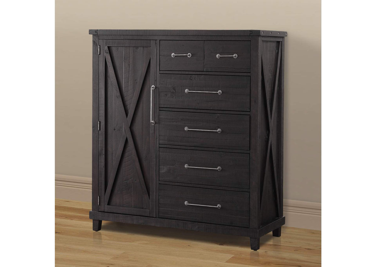 7YC984GA Yosemite Solid Wood Gentleman'S Chest In Cafe