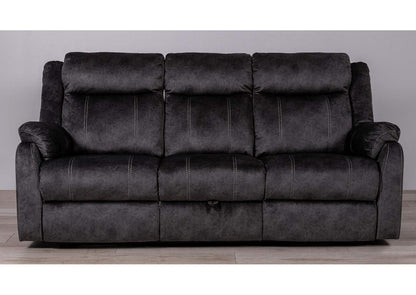 U7303C-DOMINO_GRANITE-RS_W_DDT U7303 DOMINO GRANITE RECLINING SOFA