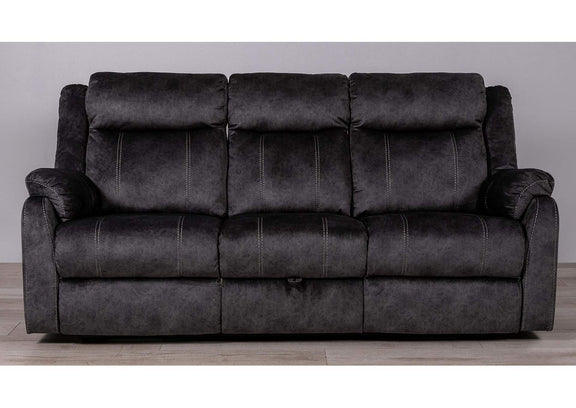 U7303C-DOMINO_GRANITE-RS_W_DDT U7303 DOMINO GRANITE RECLINING SOFA