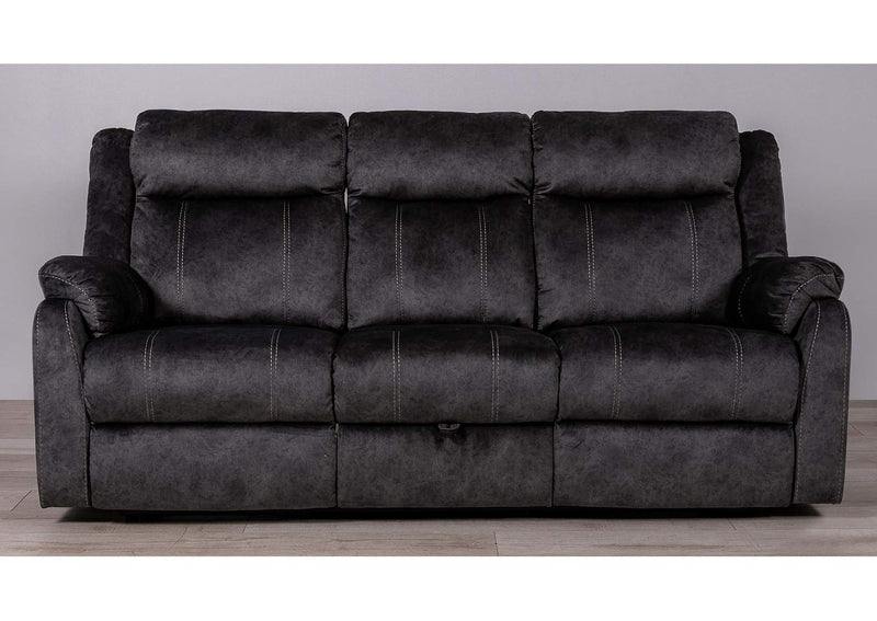 U7303C-DOMINO_GRANITE-RS_W_DDT U7303 DOMINO GRANITE RECLINING SOFA