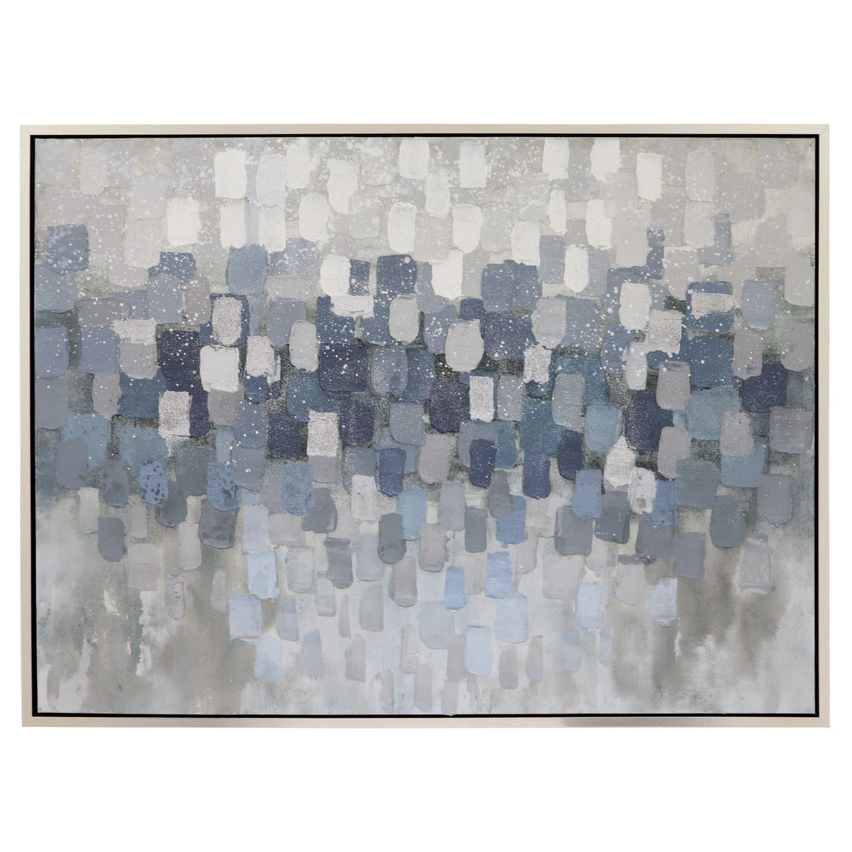 Hand Painted Abstract Canvas 47 x 35" - Multi