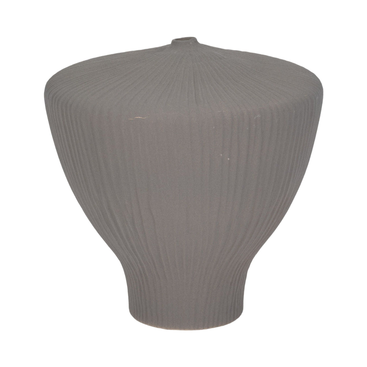 11" Lombok Small Vase - Gray