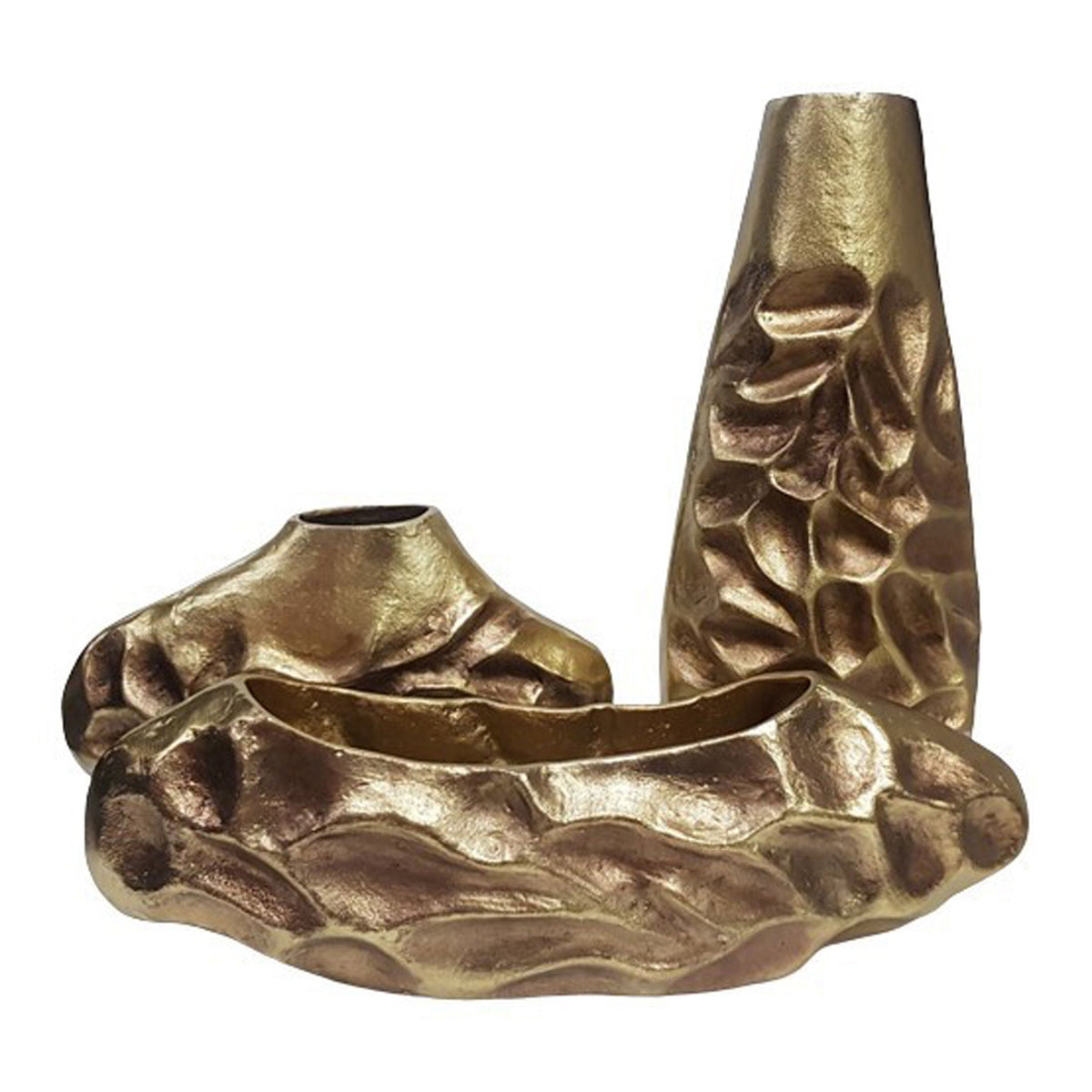 9" Cartwright Hammered Vase - Bronze / Cooper
