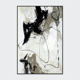 Chaos II - Painting Art By Buddy Whitlock - Black / White