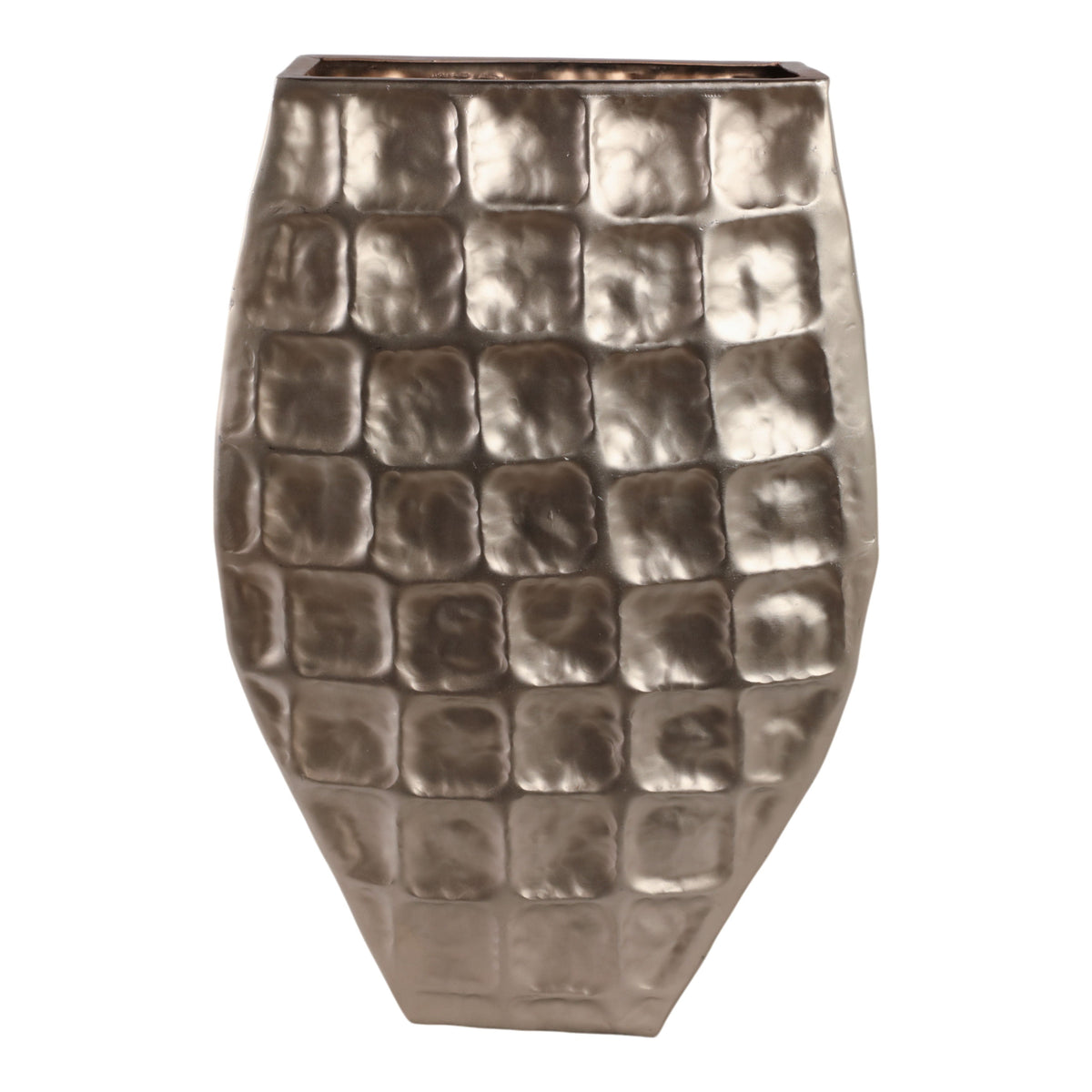 25" Metal Floor Planter - Gold