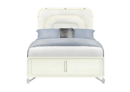 LYRA-BEIGE-QB_W_LED LYRA BEIGE QUEEN BED WITH LED