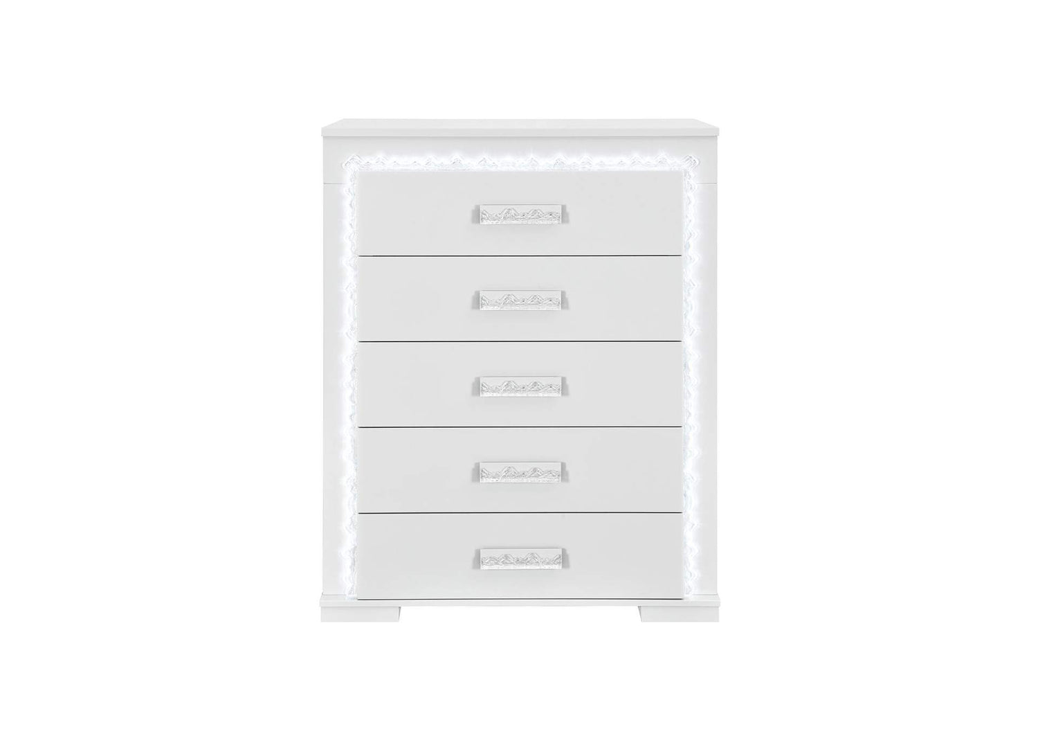 NAOMI-SILVER_MARBLE-CH_W_LED NAOMI SILVER MARBLE CHEST WITH LED