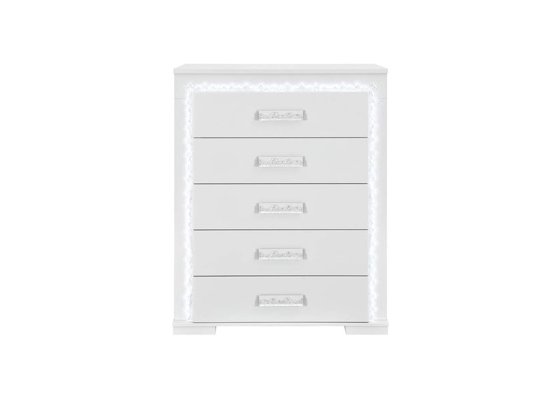 NAOMI-SILVER_MARBLE-CH_W_LED NAOMI SILVER MARBLE CHEST WITH LED