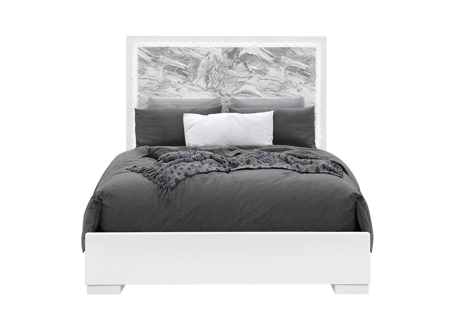 NAOMI-SILVER_MARBLE-FB_W_LED NAOMI SILVER MARBLE FULL BED WITH LED