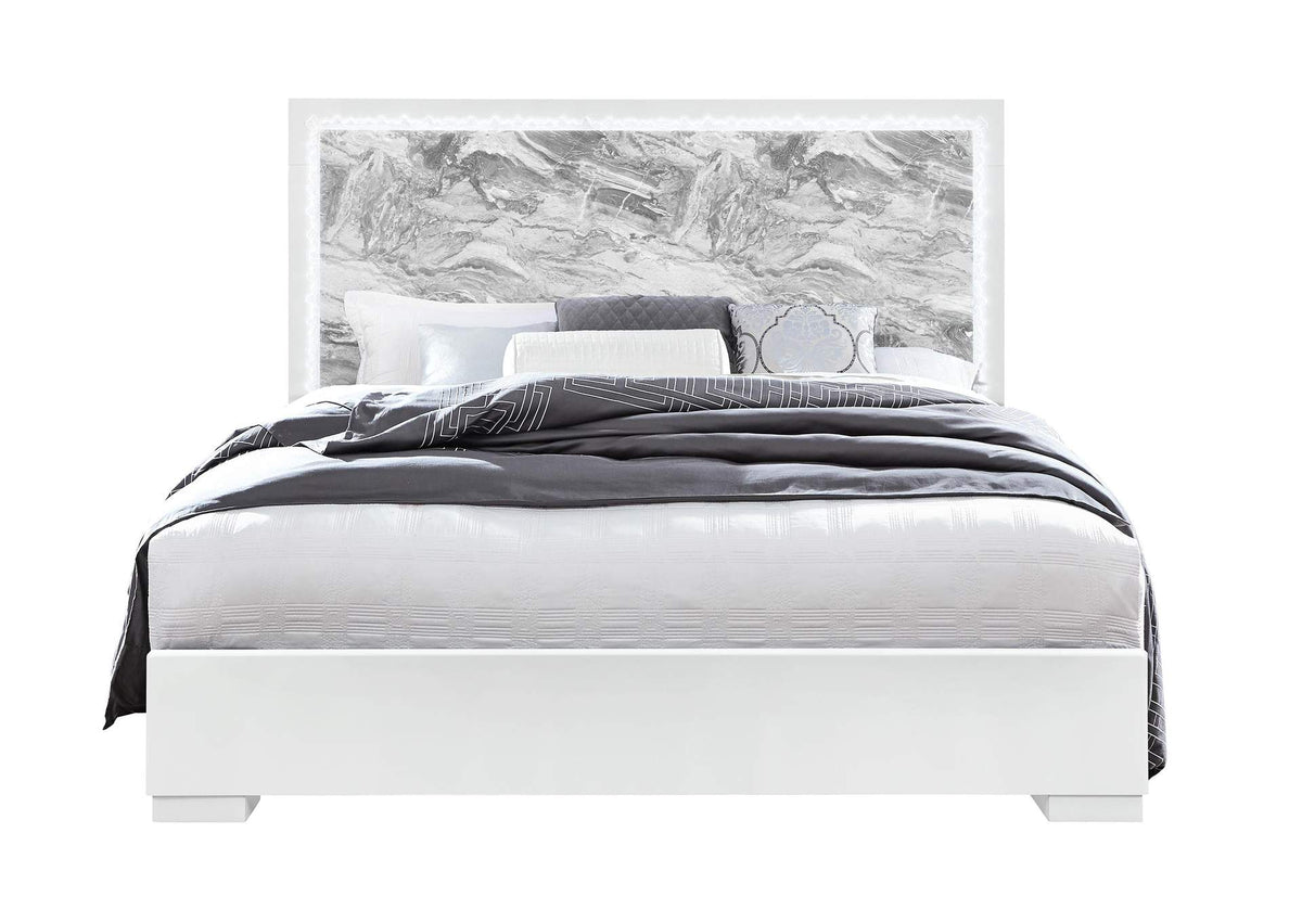 NAOMI-SILVER_MARBLE-KB_W_LED NAOMI SILVER MARBLE KING BED WITH LED
