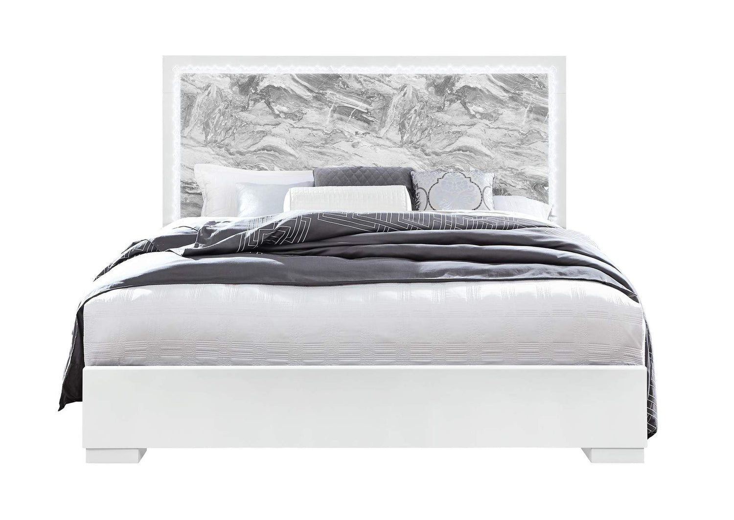 NAOMI-SILVER_MARBLE-KB_W_LED NAOMI SILVER MARBLE KING BED WITH LED