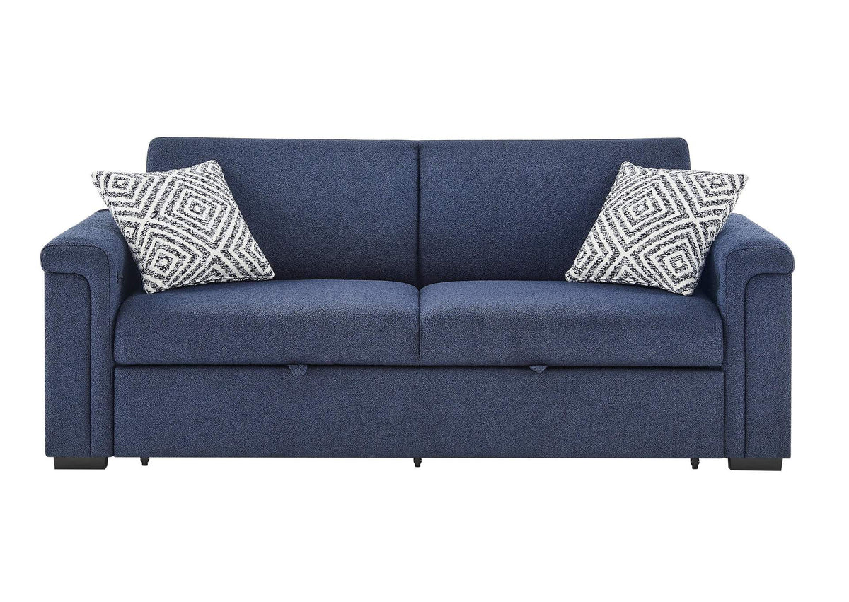 U0211-NAVY-SOFA_BED_W_PULL_OUT U0211 NAVY SOFA BED W PULL OUT