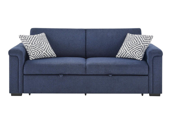 U0211-NAVY-SOFA_BED_W_PULL_OUT U0211 NAVY SOFA BED W PULL OUT