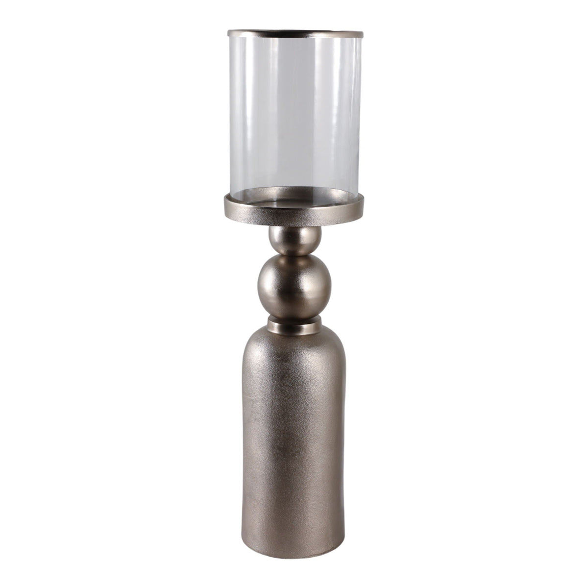 36" Glenpool Candle Holder - Silver