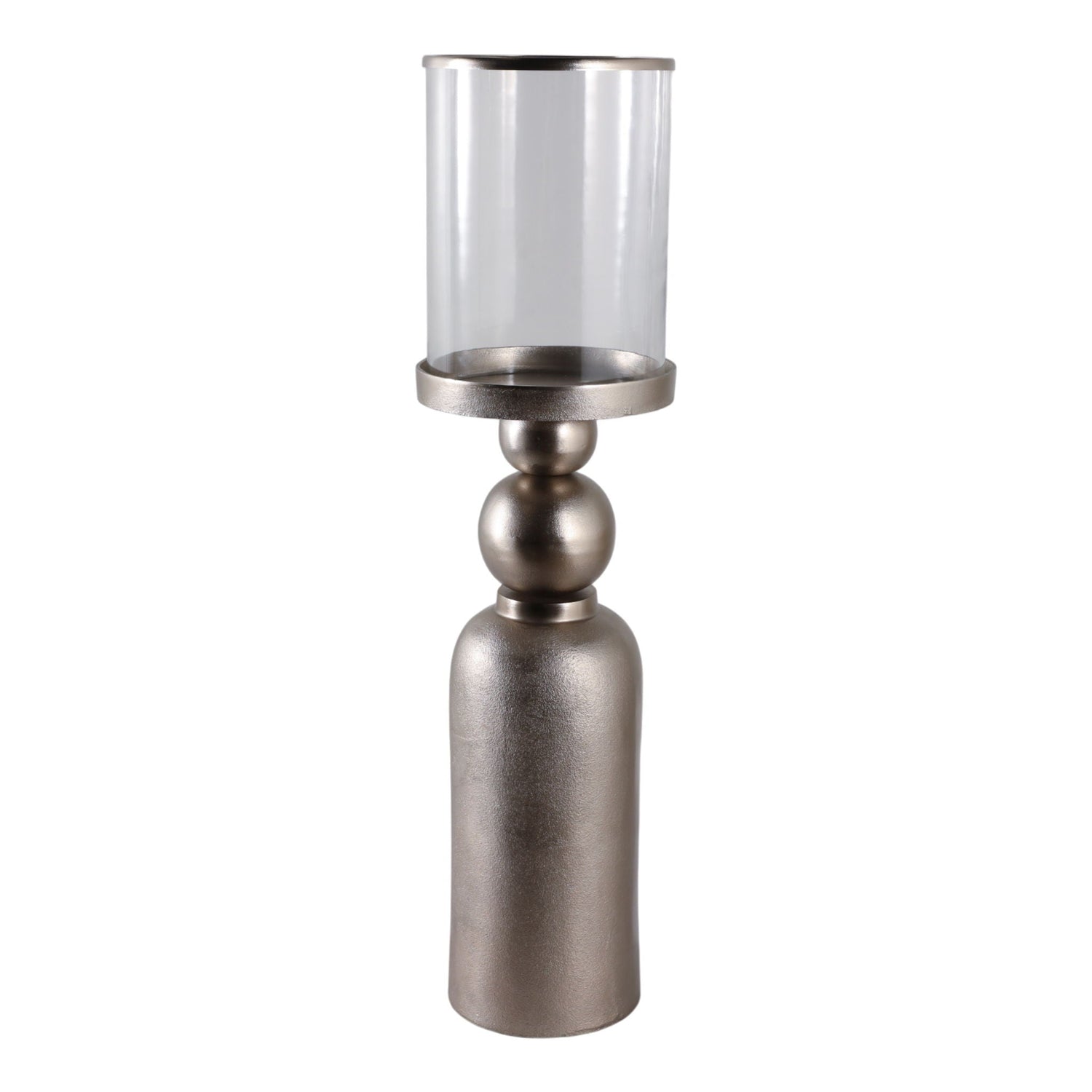 36" Glenpool Candle Holder - Silver