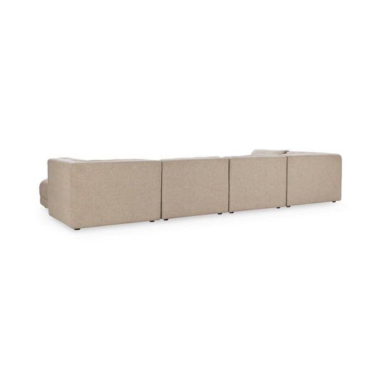 Adalynne - Upholstered 6 Piece Sectional - Buttermilk