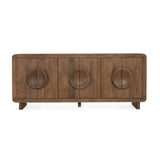 Vally - Wood 6 Door Buffet - Artisan Brown