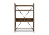 8FJ812L Autumn Ladder Desk In Flint Oak