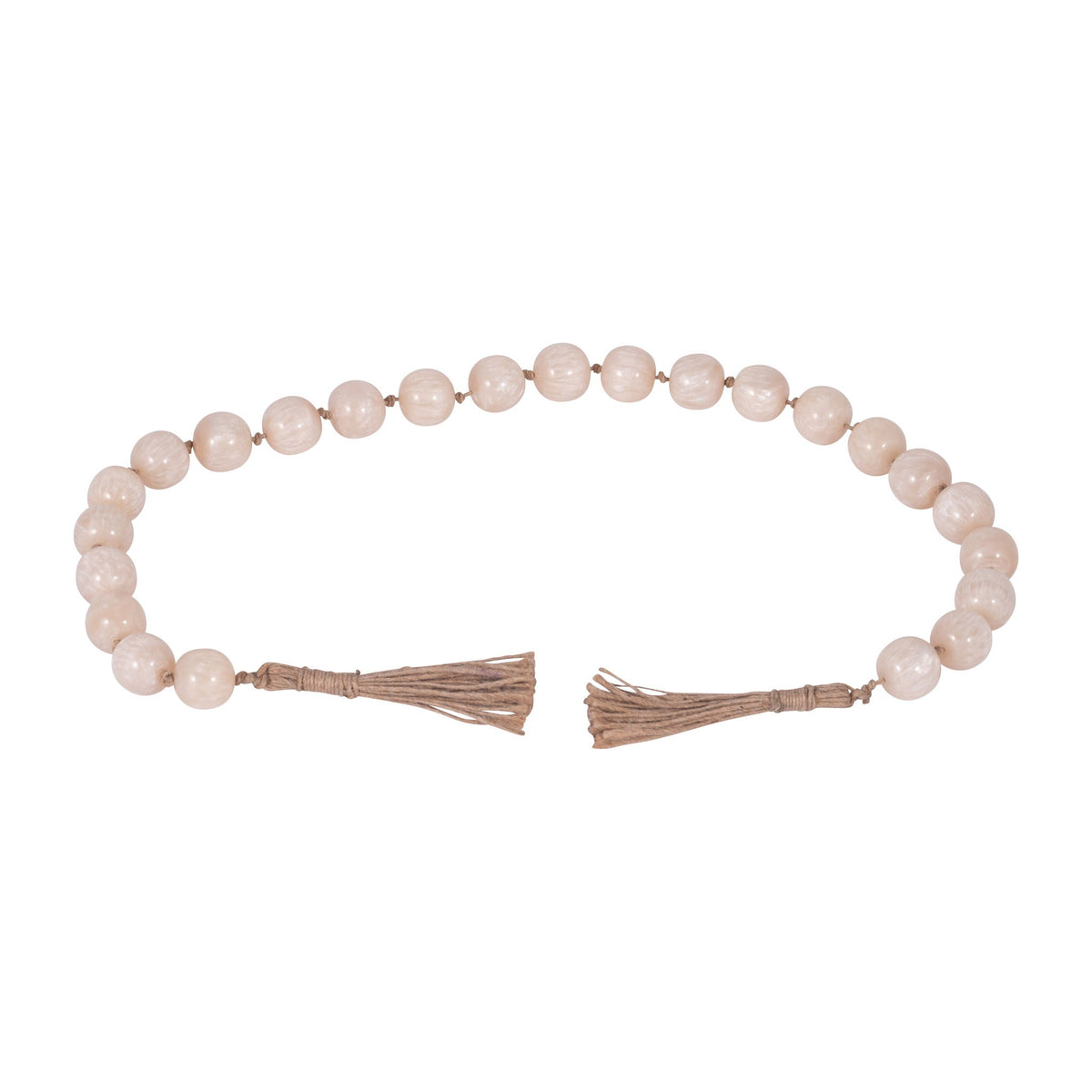 Resin 36" Bead Garland - Ivory