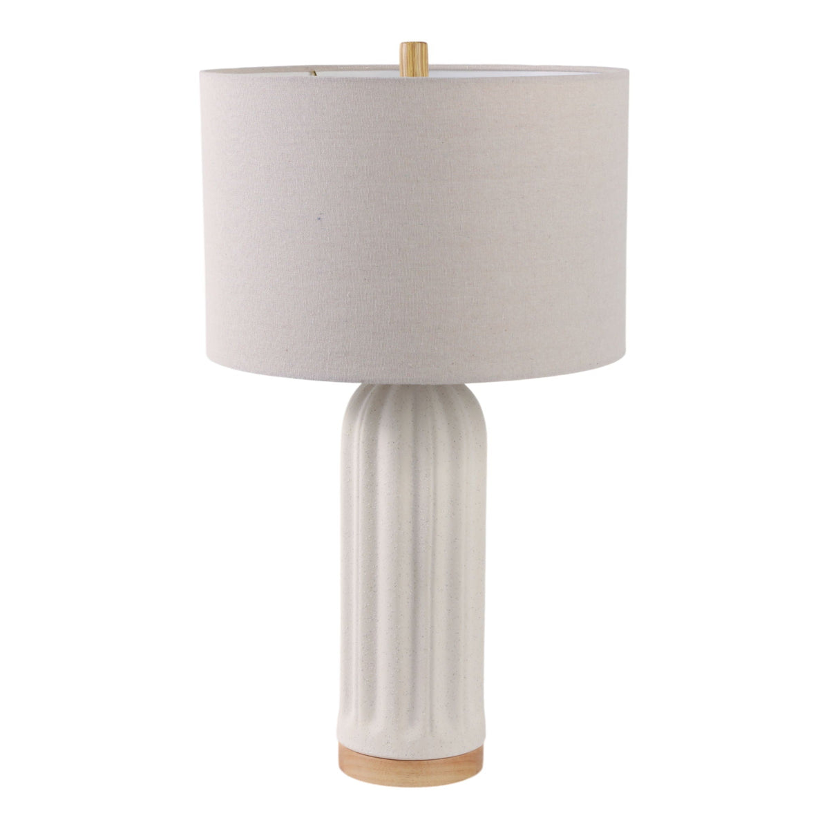 27" Ceramic Table Lamp - Ivory
