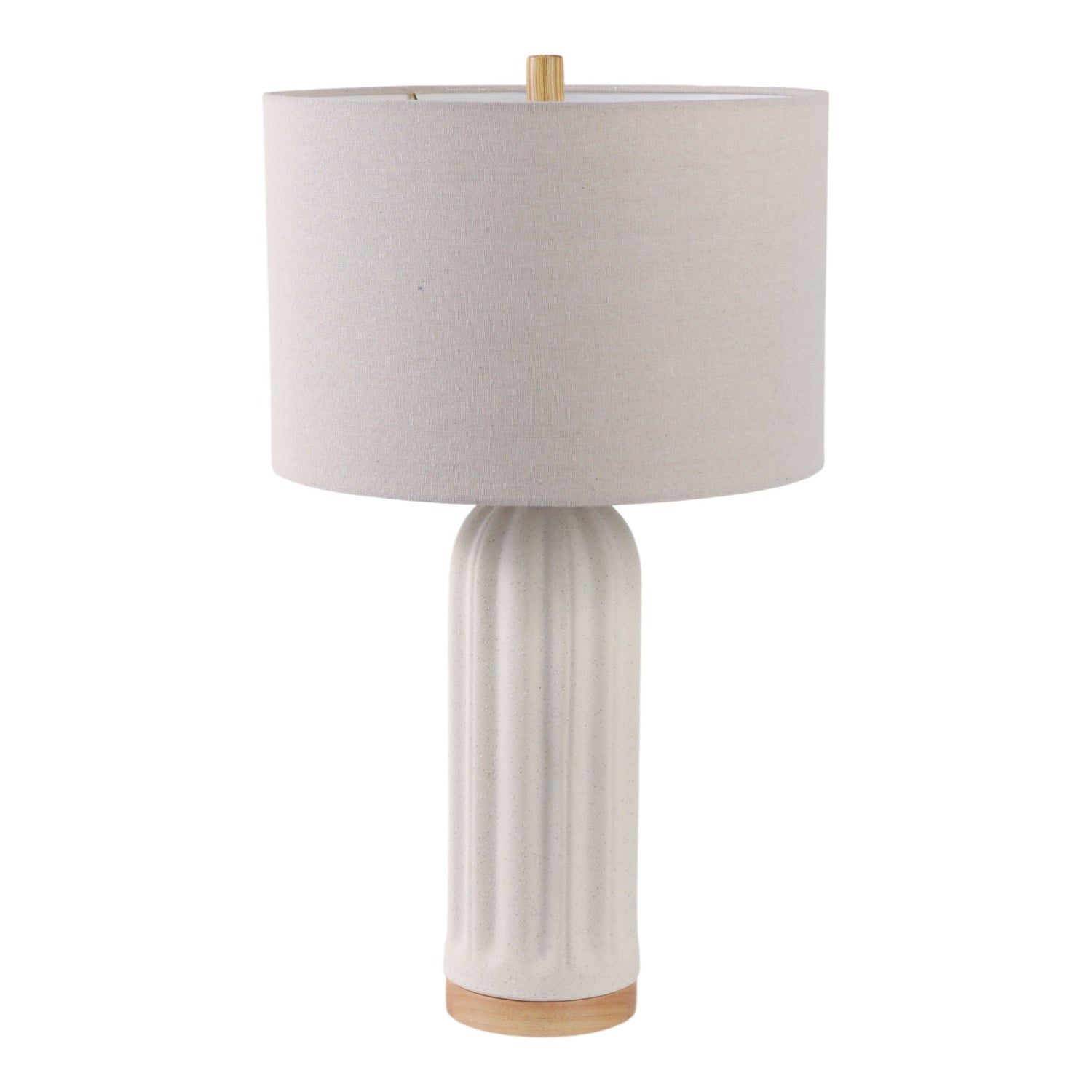 27" Ceramic Table Lamp - Ivory