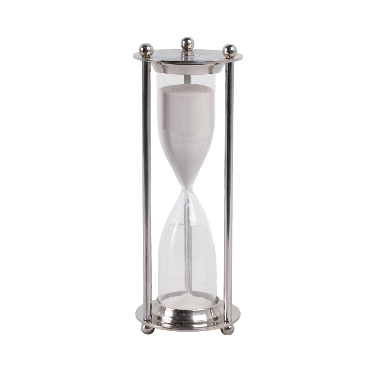 Gatlin Metal Hourglass - Silver