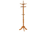 Achelle 11 Hook Freestanding Coat Rack Hanger Golden Brown