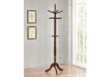 900769 Achelle 11 Hook Freestanding Coat Rack Hat Hanger Tobacco