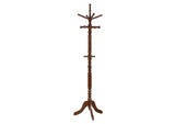 Achelle 11 Hook Freestanding Coat Rack Hat Hanger Tobacco