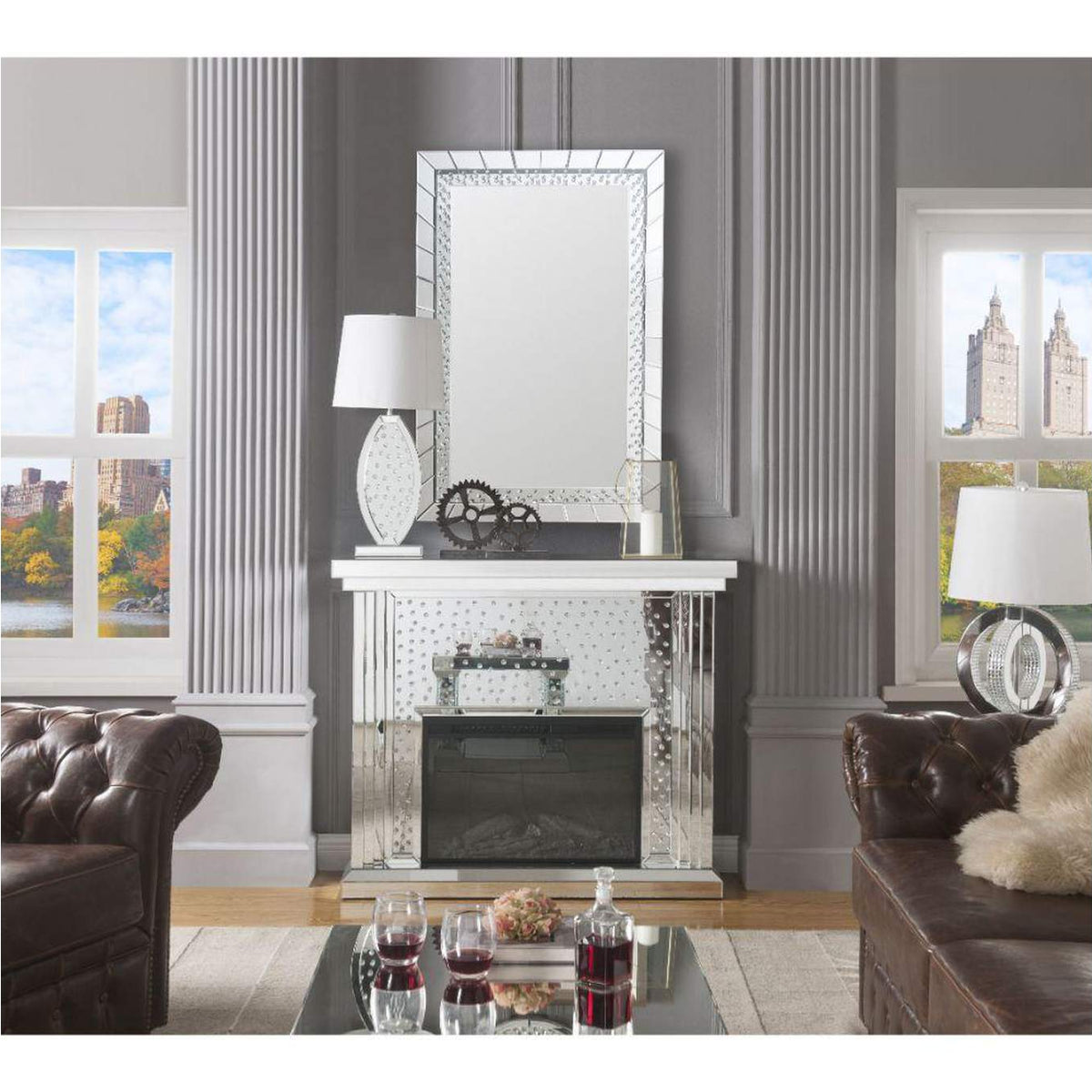 90204 Nysa Fireplace