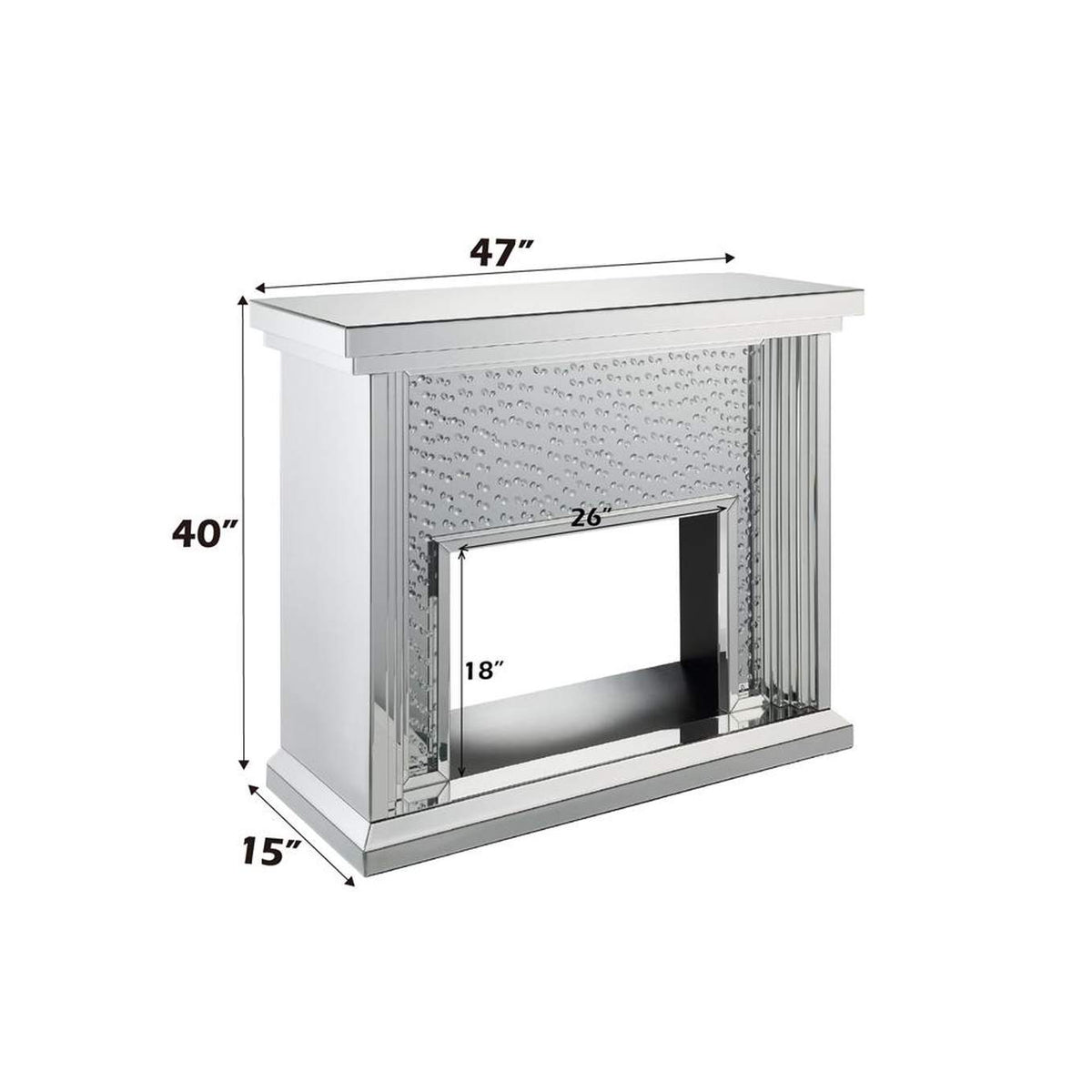 90204 Nysa Fireplace