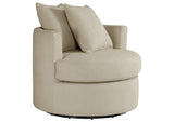 902274 Debbie Upholstered Swivel Accent Chair Camel