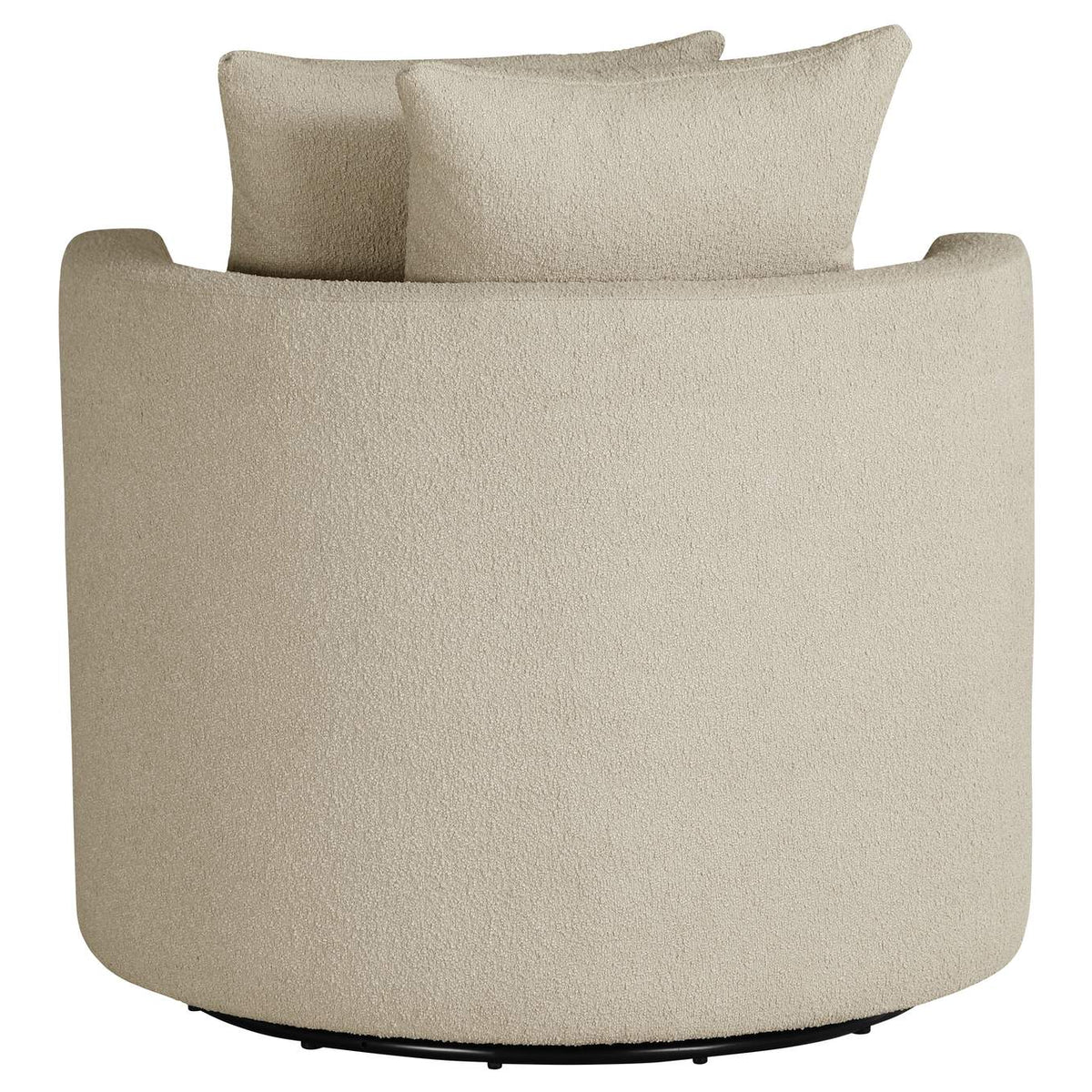 902274 Debbie Upholstered Swivel Accent Chair Camel