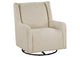 902453 Serra Boucle Upholstered Swivel Glider Sandy Beige