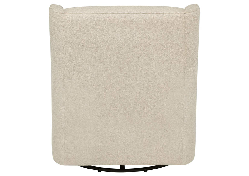 902453 Serra Boucle Upholstered Swivel Glider Sandy Beige