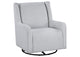 902454 Serra Boucle Upholstered Swivel Glider Dove Grey