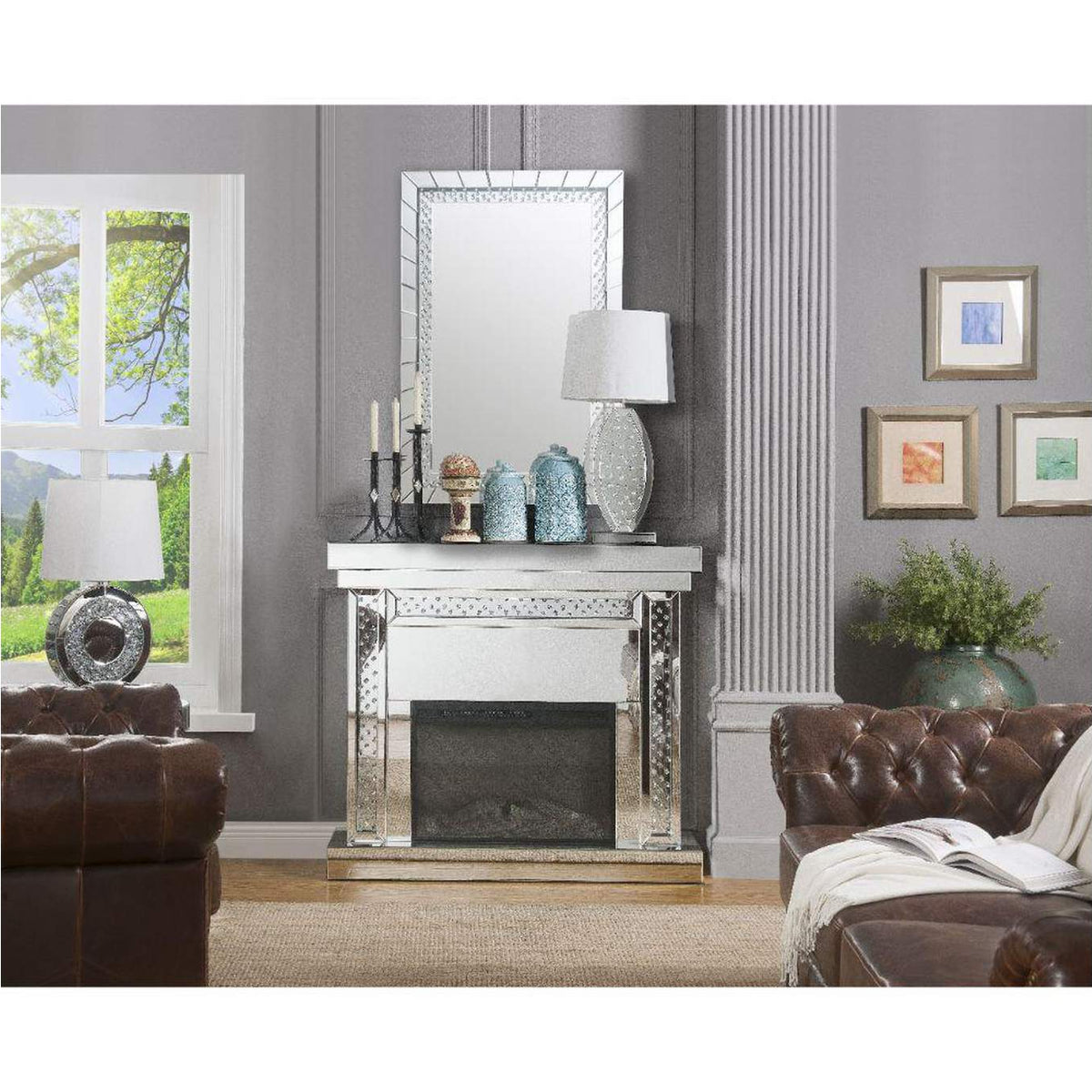 90272 Nysa Fireplace